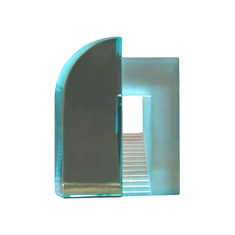 Kineski ukrasi za igračke od plavog mat stakla