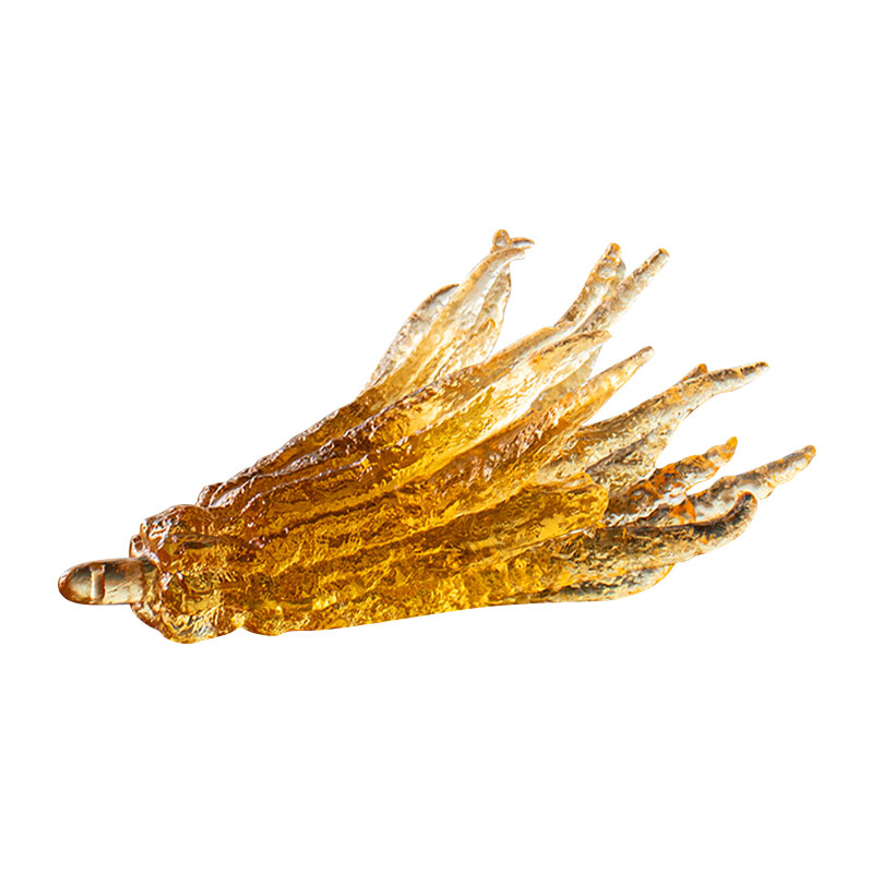 Držač za tamjan od zlatne boje ručno oblikovan