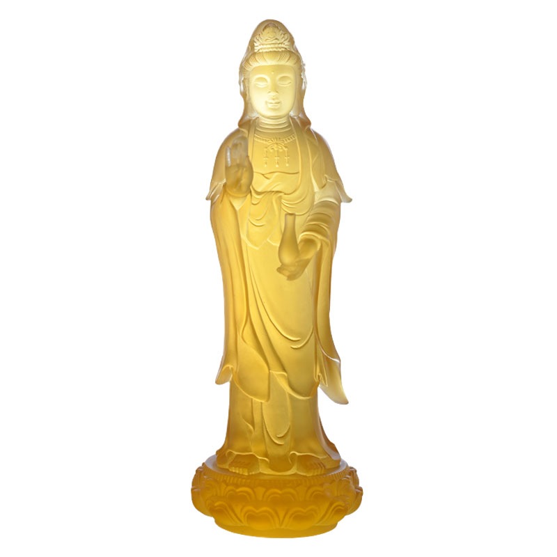 Guanyin Bodhisattva stakleni kip