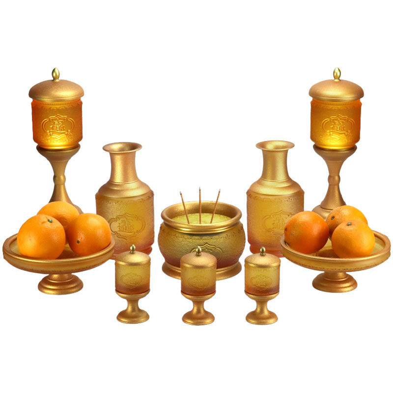 Staklene ponude za budistički hram donose bogatstvo i blago