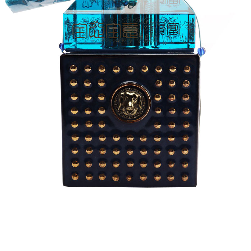 Plavi jelen čep boce ukrasni ukrasi staklena boca vina pribor