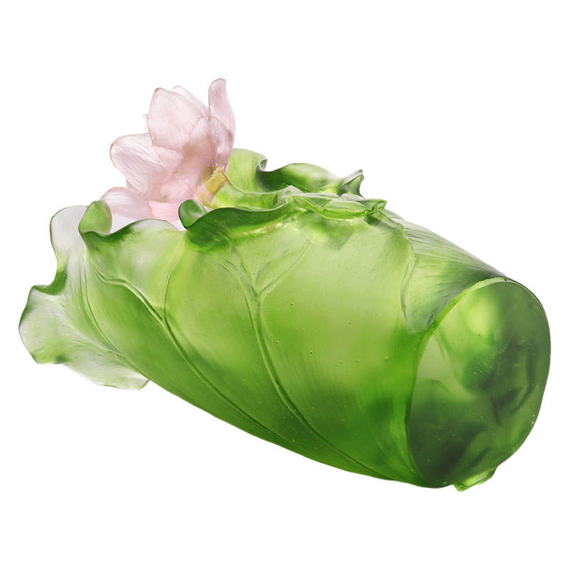 Set kristalnih staklenih vaza serije Lotus za dekoraciju hodnika