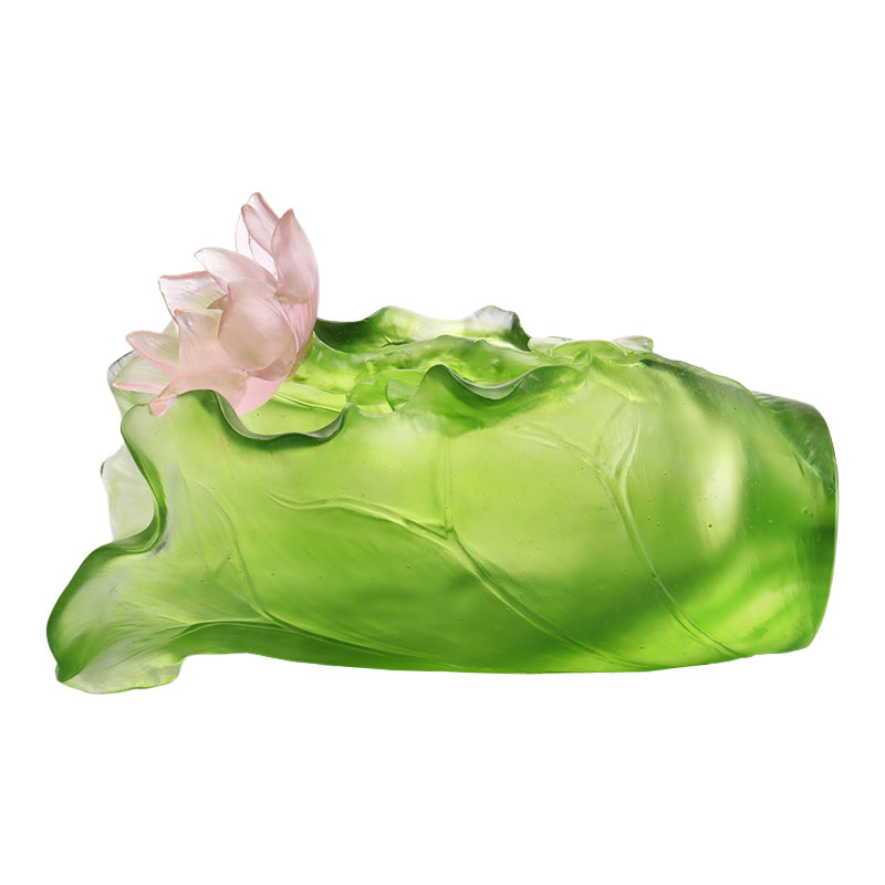 Set kristalnih staklenih vaza serije Lotus za dekoraciju hodnika