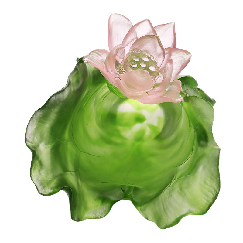 Set kristalnih staklenih vaza serije Lotus za dekoraciju hodnika