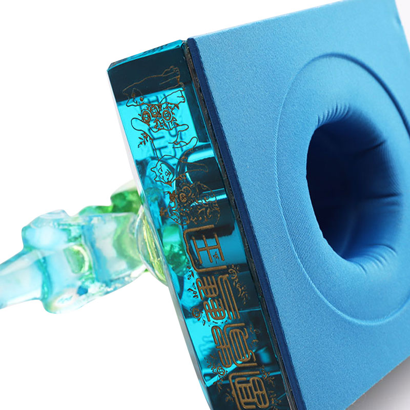 Plavi jelen čep boce ukrasni ukrasi staklena boca vina pribor