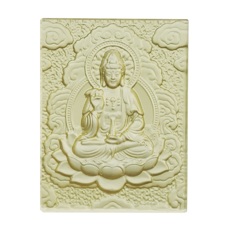Svijetloplave glazirane Medicine Buddha cigle