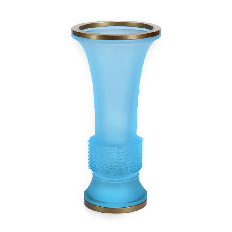 Svijetloplava Ruyi serija staklenih budističkih oltarskih ponuda