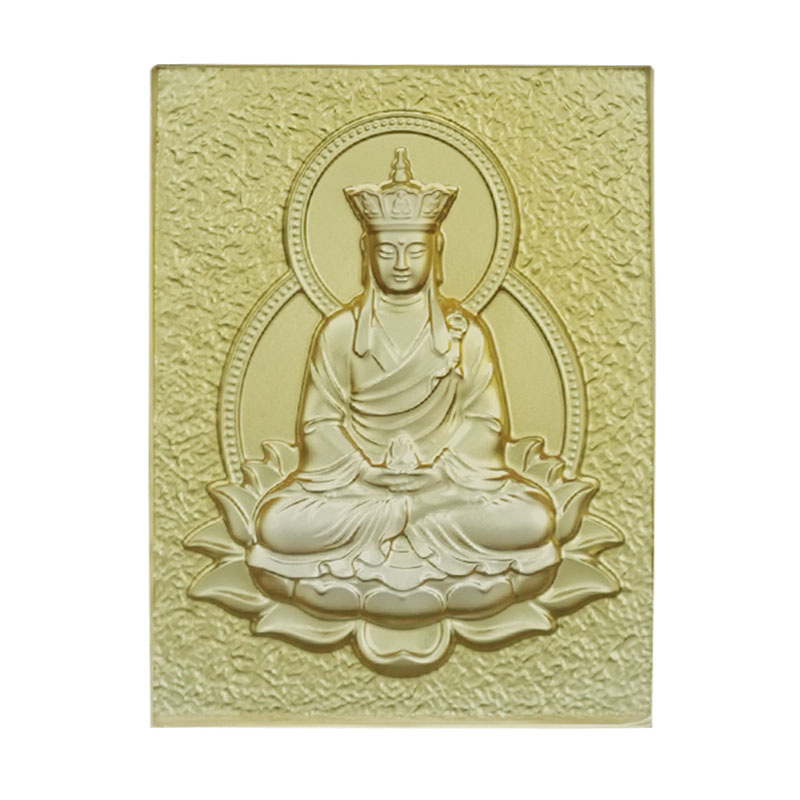 Svijetloplave glazirane Medicine Buddha cigle