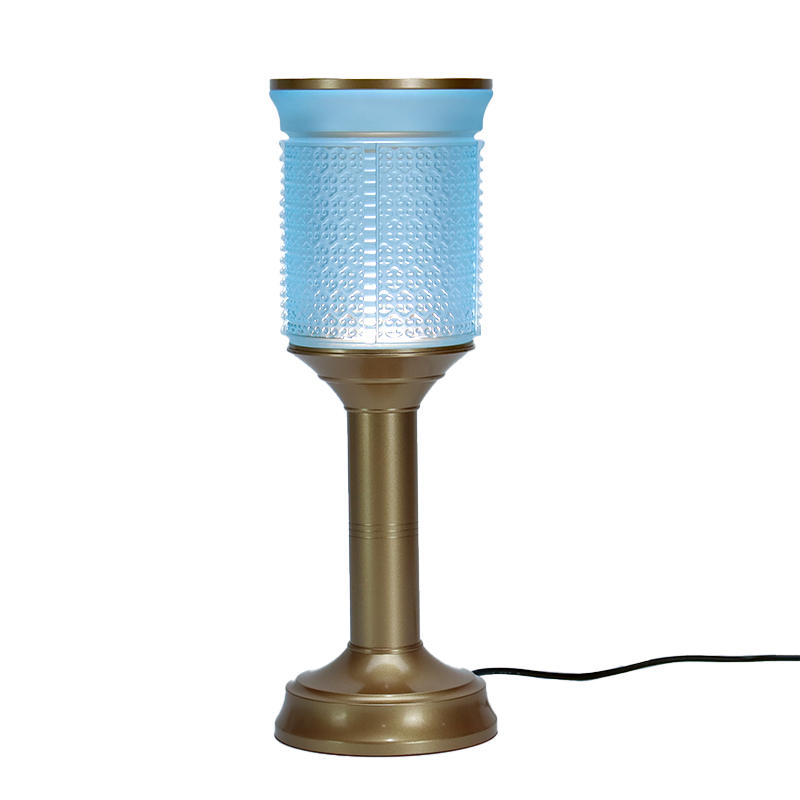 Svijetloplava Ruyi serija staklenih budističkih oltarskih ponuda