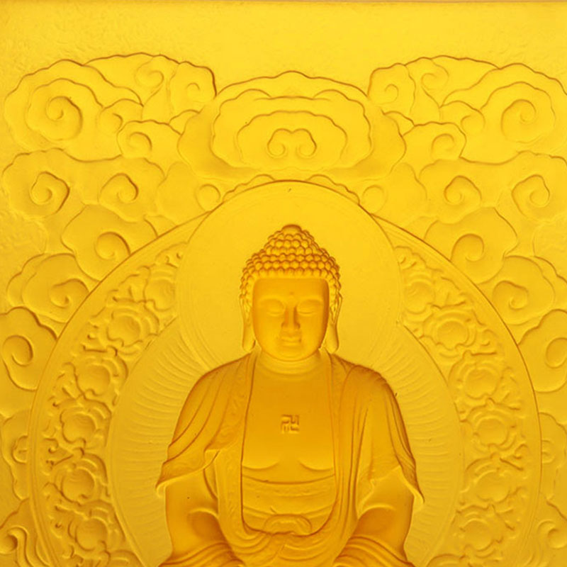 Amitabha Buddha Liuli ukrasna cigla