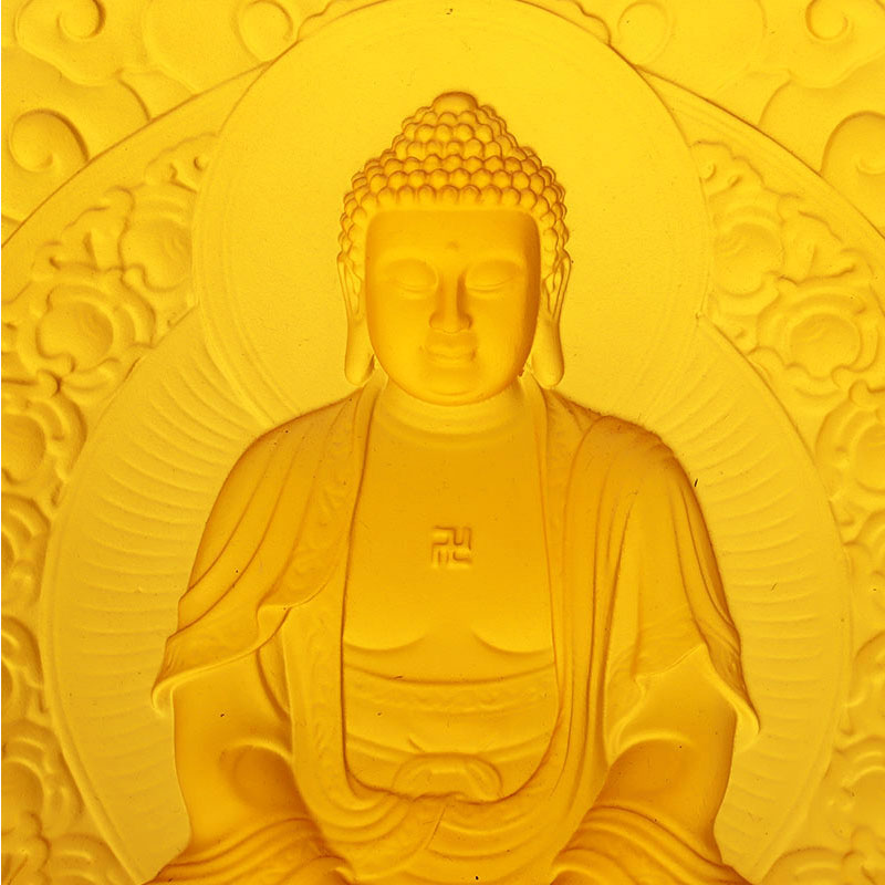 Amitabha Buddha Liuli ukrasna cigla