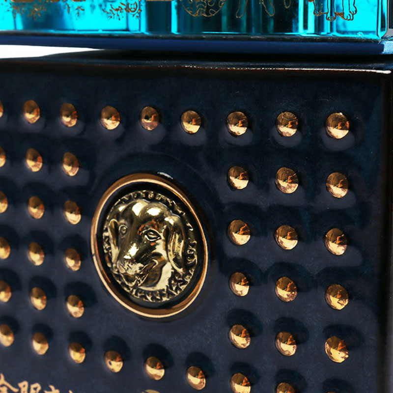 Plavi jelen čep boce ukrasni ukrasi staklena boca vina pribor