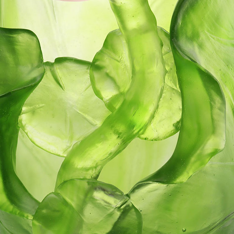 Set kristalnih staklenih vaza serije Lotus za dekoraciju hodnika