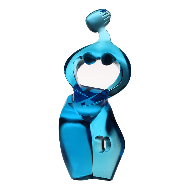 Čisto plavi ukrasi za umjetničke figurice Artemide