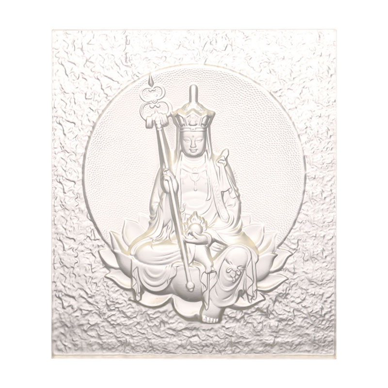 Ksitigarbha Bodhisattva ukrasne Liuli cigle