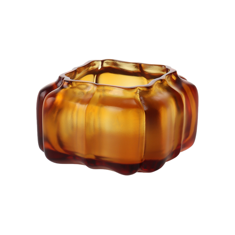 Lonac za vodu u obliku bundeve od ljubičastog kristalnog stakla