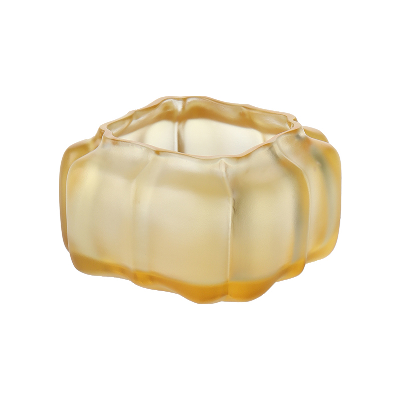 Lonac za vodu u obliku bundeve od ljubičastog kristalnog stakla