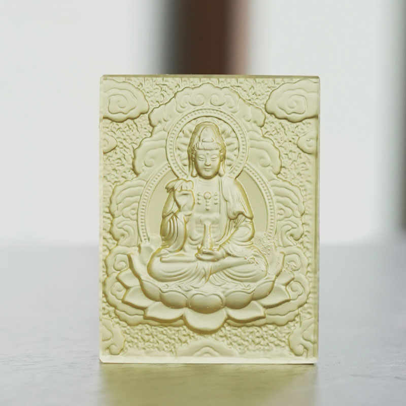 Svijetloplave glazirane Medicine Buddha cigle