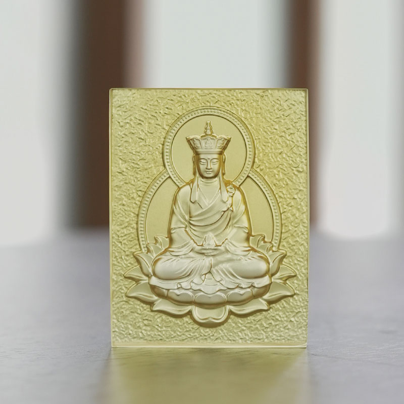 Svijetloplave glazirane Medicine Buddha cigle